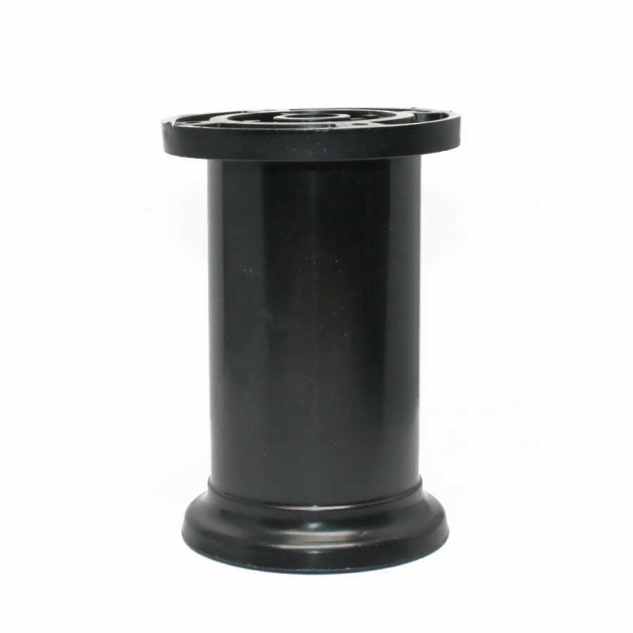 Sym Plastik Ayak Jumbo Siyah Yuvarlak Tabla 10cm