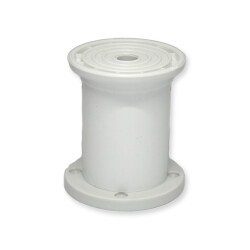 Sym Plastik Ayak Jumbo Beyaz Yuvarlak Tabla 8cm - Sym