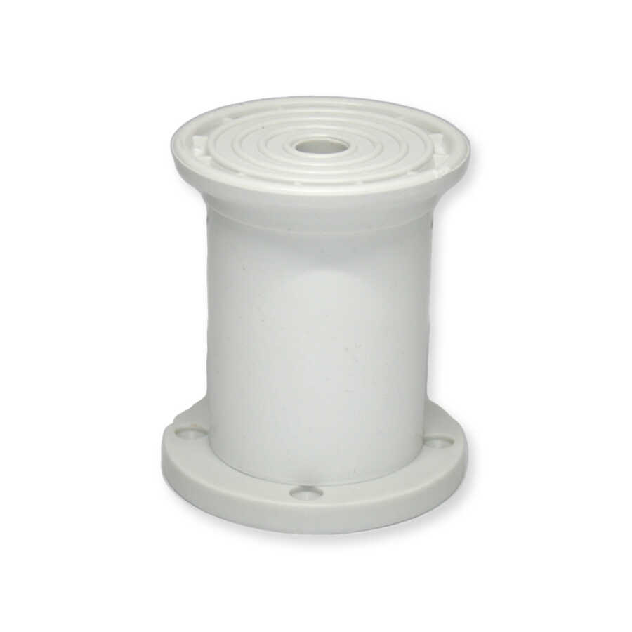 Sym Plastik Ayak Jumbo Beyaz Yuvarlak Tabla 8cm