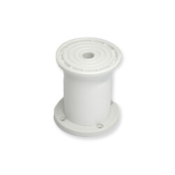 Sym Plastik Ayak Jumbo Beyaz Yuvarlak Tabla 8cm - 2