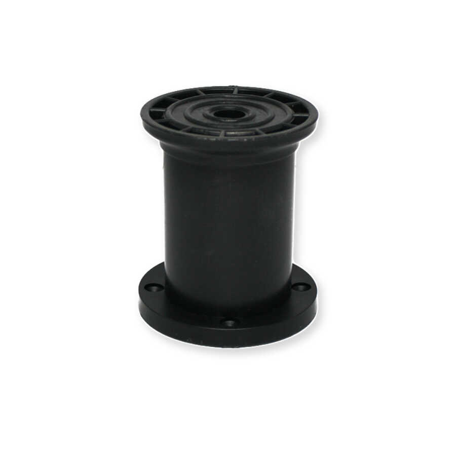 Sym Plastik Ayak Jumbo Siyah Yuvarlak Tabla 8cm