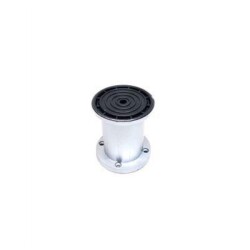 Sym Plastik Ayak Jumbo Mat Krom Gümüş Yuvarlak Tabla 8cm - Sym