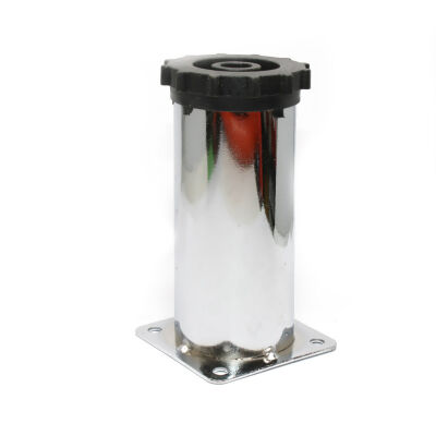 Sym Round Leg Metal Q42 10 Cm Chrome - 1