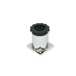 Sym Round Leg Metal Q42 6 Cm Chrome - Sym