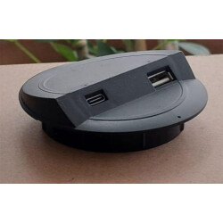 Sym Round USB Type Charger White - Sym