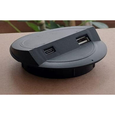 Sym Şarj Cihazı Usb Type Yuvarlak Beyaz - 1