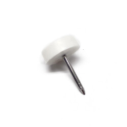 Sym Shelf Pin Polygride Studded White - Sym