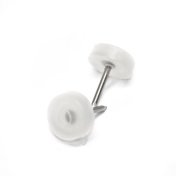 Sym Shelf Pin Polygrit Studded Transparent 1Pack: 100 Pieces - 4