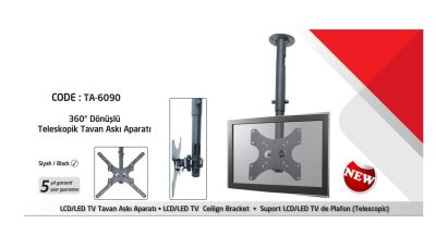 Sym Suspension Bracket Telescopic Ceiling - 6
