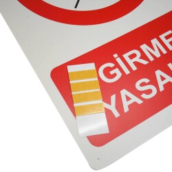 SYM Uyarı Levhası Girmek Yasaktır - Sym
