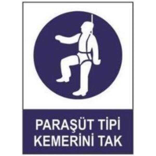SYM Uyarı Levhası Paraşüt Tipi Kemeri Tak