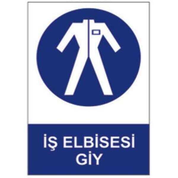 SYM Uyarı Levhası İş Elbisesi Giy