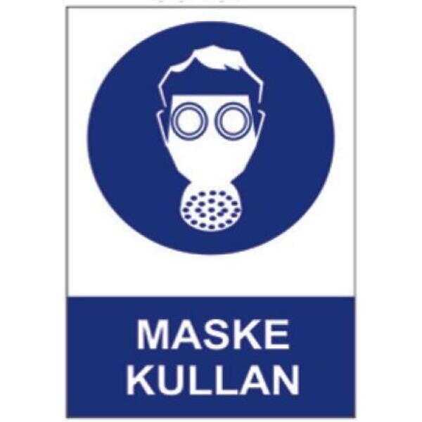 SYM Uyarı Levhası Maske Kullan