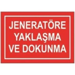 Sym Warning Sign Stw039 Do Not Touch, Approach Generator - Sym