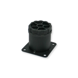Sym Metal Yuvarlak Ayak Siyah 5cm Ø42 - Sym