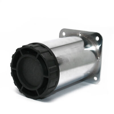 Sym Yuvarlak Ayak Metal Krom 10cm Ø60 - 2