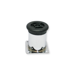 Sym Metal Yuvarlak Ayak Siyah 6cm Ø42 - Sym