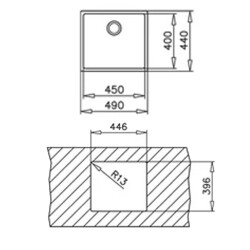 Teka Be Linea 45.40 Stainless Steel Kitchen Sink - 2