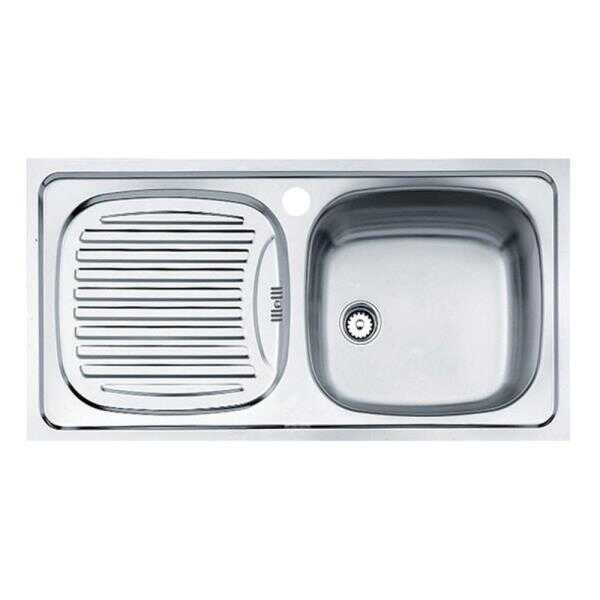 Teka EBM 45 RHD Paslanmaz Mikroketen Çelik Eviye Sol