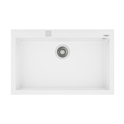 Teka ForSquare 72.40 Tek Hazneli Tegranite Evye Beyaz - 1