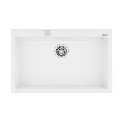 Teka ForSquare 72.40 Tek Hazneli Tegranite Evye Beyaz - 1
