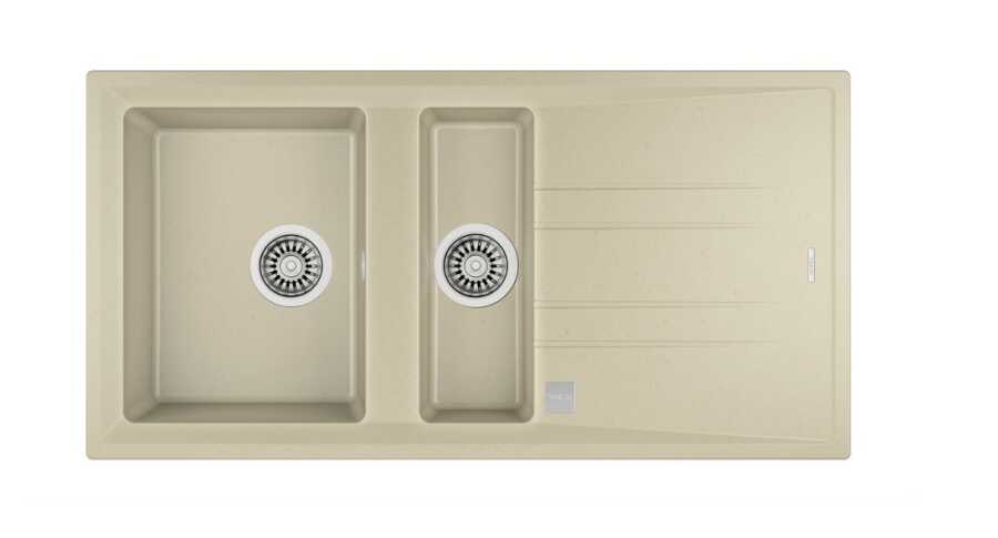 Teka Stone 60 B-TG İki Hazne Tegranite Eviye Topaz Bej