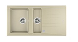 Teka Stone 60 B-TG İki Hazne Tegranite Eviye Topaz Bej - Teka