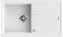 Teka Stone 50 B-TG Tek Hazne Tegranite Eviye Beyaz - Teka