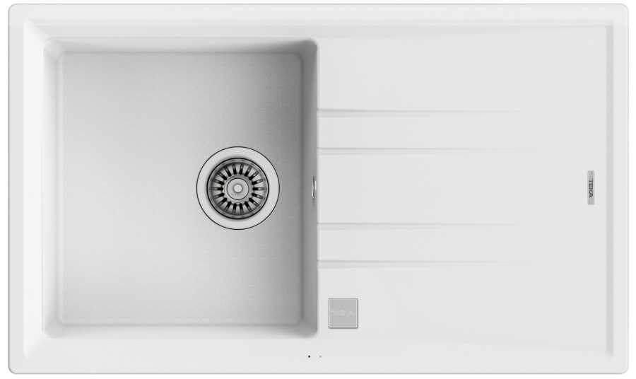 Teka Stone 50 B-TG Tek Hazne Tegranite Eviye Beyaz
