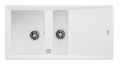 Teka Stone 60 B-TG İki Hazne Tegranite Eviye Beyaz - Teka