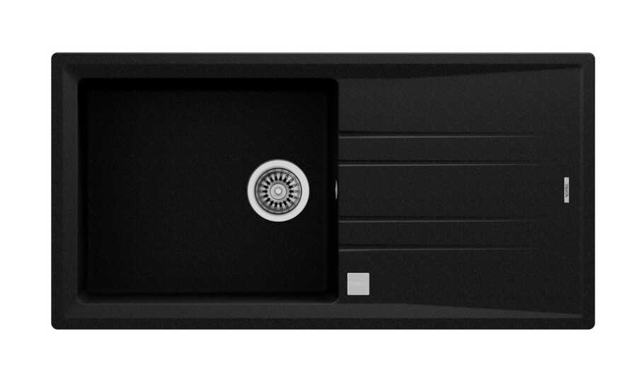Teka Stone 60 L-TG Tek Hazneli Tegranite Evye Metalik Siyah