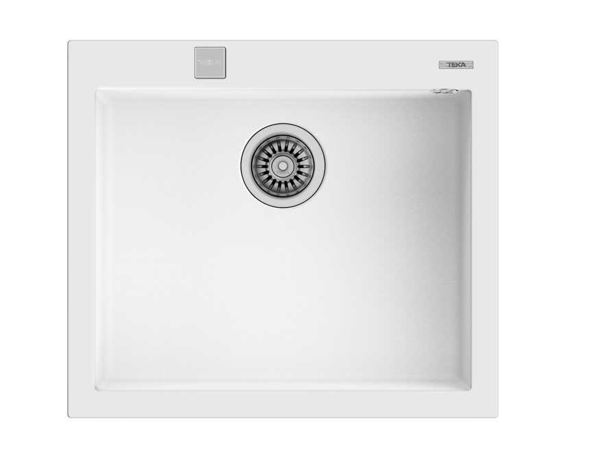 Teka ForSquare 50.40 Tek Hazne Tegranite Eviye Artic White
