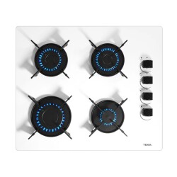 Teka GBE 64002 Gazlı Ankastre Ocak 60 cm Beyaz Camlı - Teka