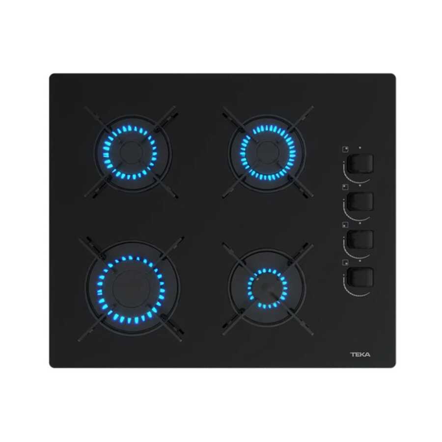 Teka GBE 64002 Gazlı Ankastre Ocak 60 cm Siyah Camlı