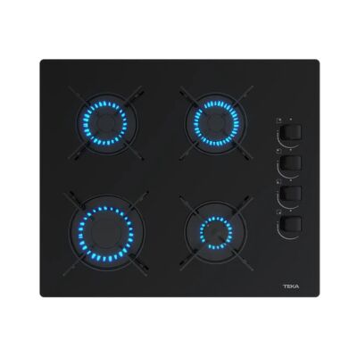 TEKA GBE 64002 KB 60cm Black Glass Gas Hob - 1