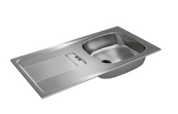 Teka Gravity 45 E-XN 1B 1D Single Bowl Stainless Sink Left - 5