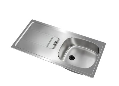 Teka Gravity 45 E-XN 1B 1D Single Bowl Stainless Sink Left - 4