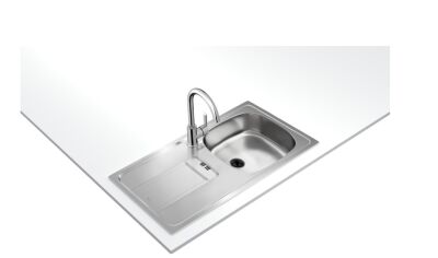 Teka Gravity 45 E-XN 1B 1D Single Bowl Stainless Sink Left - 2