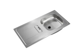 Teka Gravity 45 E-XN 1B 1D Single Bowl Stainless Sink Left - 3