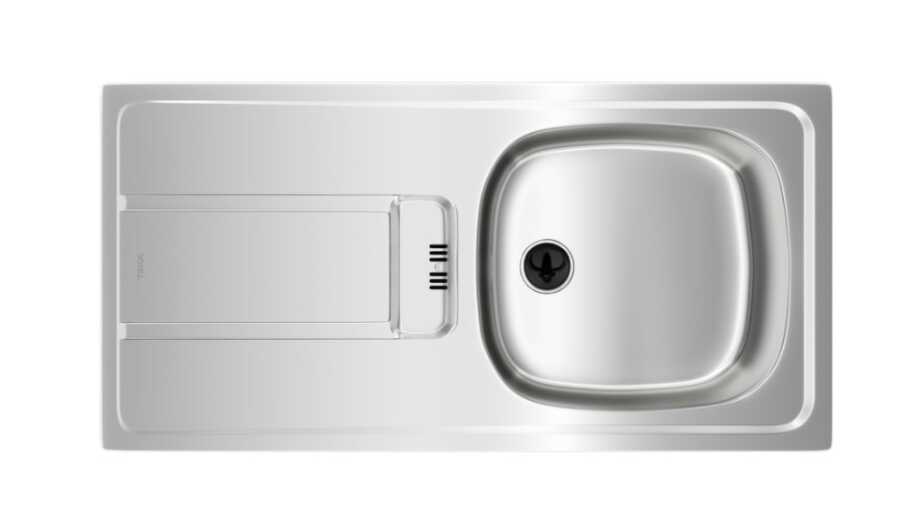 Teka Gravity 45 E-XN 1B 1D Tek Hazneli Paslanmaz Eviye Sol
