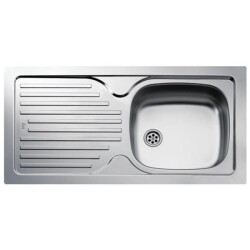 Teka Infant OB Microketen Steel Kitchen Sink Left - Teka