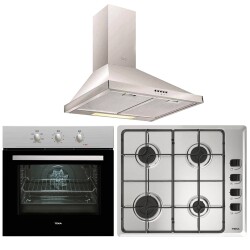 Teka Inox Üçlü Ankastre Set ( HE 715 Fırın - HLX 640 Ocak - DF 60 Davlumbaz ) - Teka