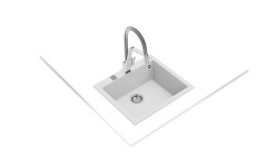 Teka Kitchen Sink FORSQUARE 50.40 TG Artic White - 2