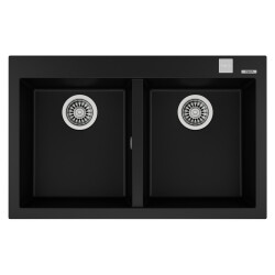 Teka Kitchen Sink FORSQUARE 790 TG -Black - 1