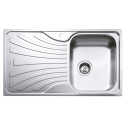 Teka Nerissa 50 Stainless Steel Kitchen Sink Left - 1