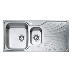 Teka Nerissa 60 B 1.5 Bowl Stainless Steel Kitchen Sink - Teka