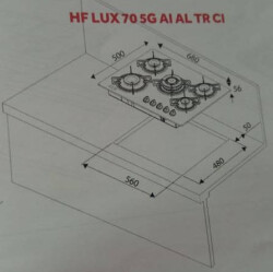 Teka HF LUX 70 AI AL TR CI Wok Gözlü Ocak Siyah - 2