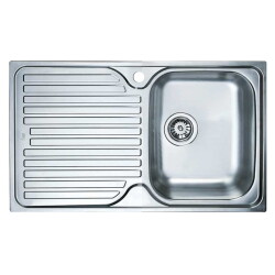 Teka Princess 50 Microketen Steel Kitchen Sink Left - Teka