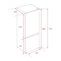 Teka RBF 78725 No Frost Electronic Refrigerator Inox - 5