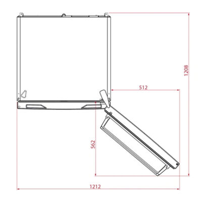 Teka RBF 78725 No Frost Electronic Refrigerator Inox - 6